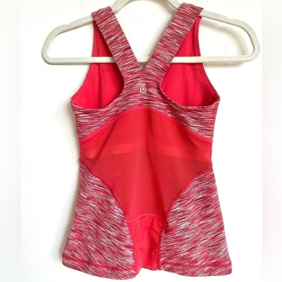 Lululemon Vintage Women's Racerback Red Space Dyed Mesh Back Tank Top, Small - Picture 8 of 16